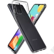 Samsung A415F Galaxy A41 ütésálló hátlap - Spigen Liquid Crystal - átlátszó