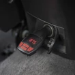 Maxlife FM-transmitter/szivargyújtó töltő - USB + microSD kártyaolvasó + AUX - Maxlife MXFT-01 - fekete  