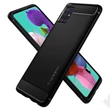 Samsung A515F Galaxy A51 ütésálló hátlap - Spigen Rugged Armor - fekete