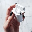 TWS Bluetooth sztereó headset v5.0 + töltőtok - EP-037 True Wireless Earphones - white