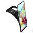 Samsung A715F Galaxy A71 ütésálló hátlap - Spigen Liquid Air - fekete