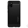 Samsung A415F Galaxy A41 ütésálló hátlap - Spigen Rugged Armor - fekete