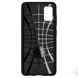 Samsung A415F Galaxy A41 ütésálló hátlap - Spigen Rugged Armor - fekete