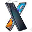Samsung A217F Galaxy A21s ütésálló hátlap - Spigen Liquid Crystal - átlátszó