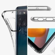 Samsung A217F Galaxy A21s ütésálló hátlap - Spigen Liquid Crystal - átlátszó