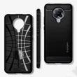Xiaomi Poco F2 Pro ütésálló hátlap - Spigen Rugged Armor - fekete
