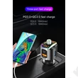 Extreme Bluetooth FM-transmitter/szivargyújtó töltő - USB QC3.0 + PD + microSD / Pendrive olvasó - Extreme BC67 - 5V/3A - fekete