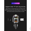 Extreme Bluetooth FM-transmitter/szivargyújtó töltő - USB QC3.0 + PD + microSD / Pendrive olvasó - Extreme BC67 - 5V/3A - fekete