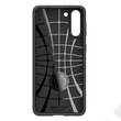 Samsung G990F Galaxy S21 ütésálló hátlap - Spigen Liquid Air - fekete