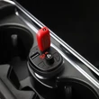 Hoco Bluetooth FM-transmitter/szivargyújtó töltő/kihangosító - 2xUSB + SD kártyaolvasó - Hoco E41 - fekete