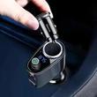 Baseus Bluetooth FM-transmitter/szivargyújtó töltő - 2xUSB + MP3 - Baseus RH01/S05 - black 