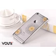 Apple iPhone 6 Plus/6S Plus hátlap kristály díszitéssel - Vouni Crystal Sun Flower - silver