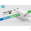 Devia Smart USB hálózati töltő adapter - Devia Smart Charger - 5V/1A - white