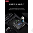 XO Bluetooth FM-transmitter/szivargyújtó töltő - 2xUSB + MP3 + FM-rádió - XO BCC01 - black 