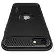 Apple iPhone SE 2020/SE 2022 ütésálló hátlap - Spigen Rugged Armor - fekete