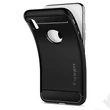 Apple iPhone X/XS ütésálló hátlap - Spigen Rugged Armor - fekete