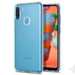 Samsung A115F Galaxy A11 ütésálló hátlap - Spigen Liquid Crystal - átlátszó