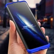 Huawei Mate 20 hátlap - GKK 360 Full Protection 3in1 - fekete/kék