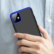 Apple iPhone 11 hátlap - GKK 360 Full Protection 3in1 - fekete/kék