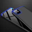 Apple iPhone 11 hátlap - GKK 360 Full Protection 3in1 - fekete/kék