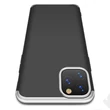 Apple iPhone 11 Pro hátlap - GKK 360 Full Protection 3in1 - fekete/ezüst