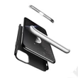 Apple iPhone 11 Pro hátlap - GKK 360 Full Protection 3in1 - fekete/ezüst