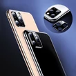 Hátsó kameravédő borító + lencsevédő edzett üveg - Apple iPhone 11 - fekete