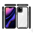 Apple iPhone 11 Pro ütésálló hátlap - Devia Shark-5 Series Case - black/transparent