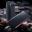 Huawei P40 Lite mágneses, 2 részes hátlap előlapi üveg nélkül - Magneto  fekete