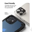 Ringke Camera Sytling hátsó kameravédő borító - Apple iPhone 12 - silver