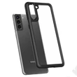 Samsung G996F Galaxy S21+ ütésálló hátlap - Spigen Ultra Hybrid - fekete/átlátszó