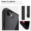 Apple iPhone 7/iPhone 8/SE 2020 ütésálló hátlap - Spigen Ultra Hybrid - fekete/átlátszó