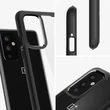 OnePlus 9 ütésálló hátlap - Spigen Ultra Hybrid - fekete/átlátszó