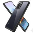 Xiaomi Redmi Note 10 Pro ütésálló hátlap - Spigen Ultra Hybrid - fekete/átlátszó