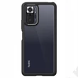 Xiaomi Redmi Note 10 Pro ütésálló hátlap - Spigen Ultra Hybrid - fekete/átlátszó