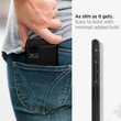 Samsung A125F Galaxy A12 ütésálló hátlap - Spigen Rugged Armor - fekete