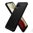 Samsung A125F Galaxy A12 ütésálló hátlap - Spigen Rugged Armor - fekete