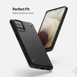 Samsung A125F Galaxy A12 ütésálló hátlap - Ringke Onyx - black