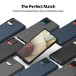 Samsung A125F Galaxy A12 ütésálló hátlap - Ringke Onyx - black