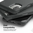 Samsung A125F Galaxy A12 ütésálló hátlap - Ringke Onyx - black