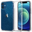 Apple iPhone 12 Mini ütésálló hátlap - Spigen Liquid Crystal Glitter - átlátszó