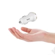 HOCO 2xUSB szivargyújtós töltő adapter - 5V/2,1A - HOCO Z1 - fehér