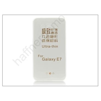 Samsung SM-E700 Galaxy E7 szilikon hátlap - Ultra Slim 0,3 mm - transparent