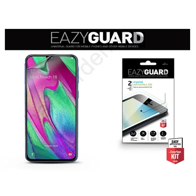 Samsung A405F Galaxy A40 képernyővédő fólia - 2 db/csomag (Crystal/Antireflex HD) 