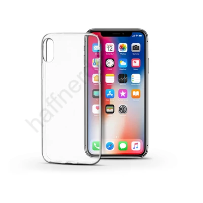Apple iPhone X/XS szilikon hátlap - Soft Clear - transparent