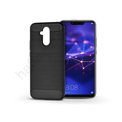 Huawei Mate 20 Lite szilikon hátlap - Carbon - fekete