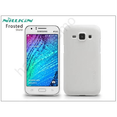 Samsung SM-J100 Galaxy J1 hátlap képernyővédő fóliával - Nillkin Frosted Shield - fehér