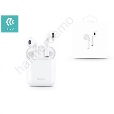 Devia sztereó Bluetooth headset v5.0 - AirPods TWS Wireless Bluetooth In-Ear C08 - white