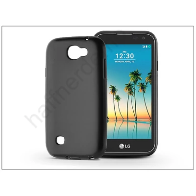 LG K3 (2017) szilikon hátlap - Jelly Flash Mat - fekete