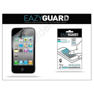 Apple iPhone 4/4S képernyő- és hátlapvédő fólia - 2+2 db/csomag (Crystal/Antireflex HD)
